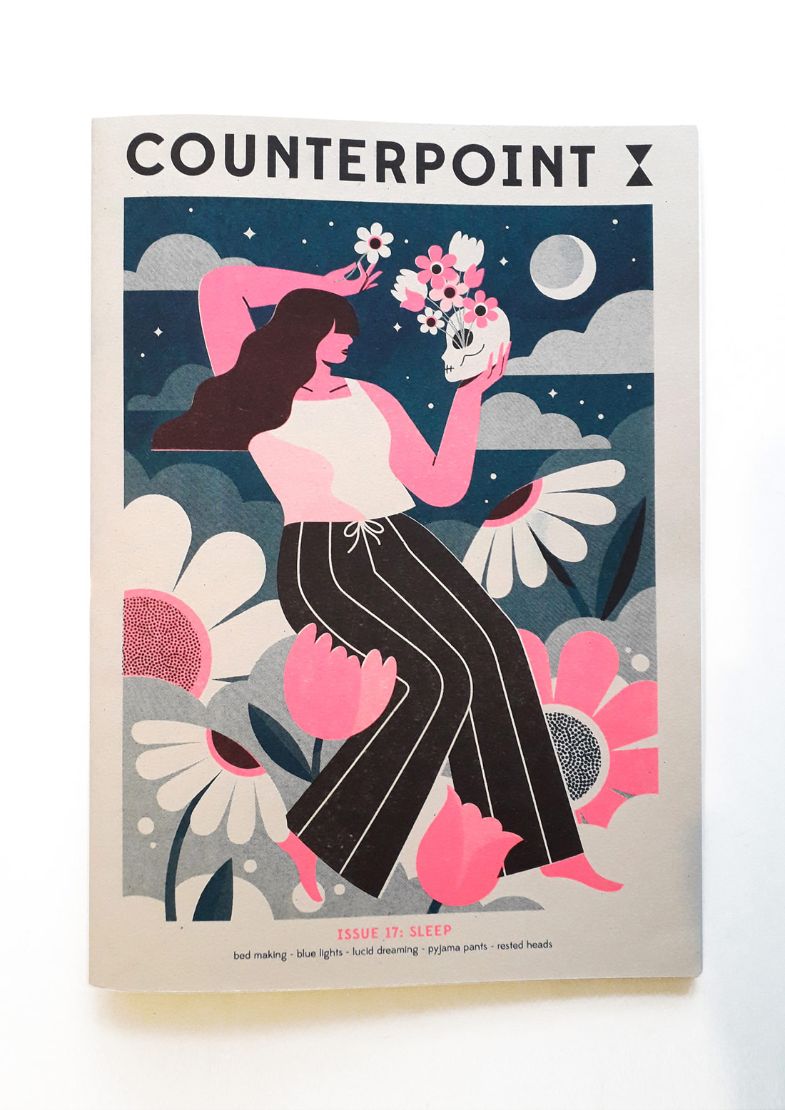 Cover illustration for Counterpoint magazine - Sleep Issue