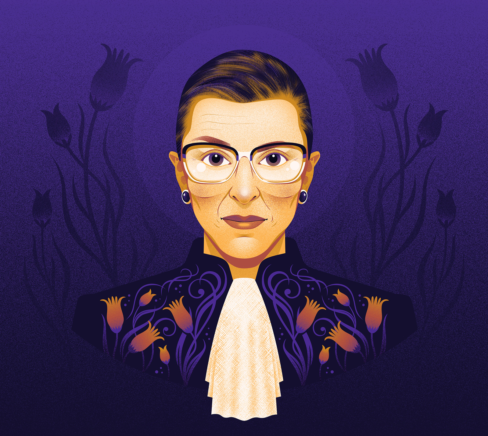 Portrait of Ruth Bader-Ginsburg